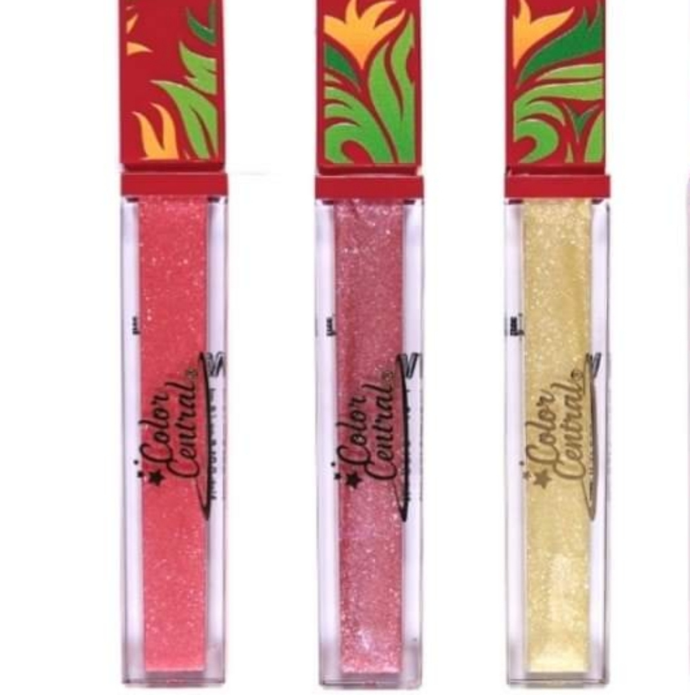 Miami vibe colorful lip gloss (3 shimmery colors)